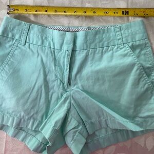 Jcrew mint green shorts
